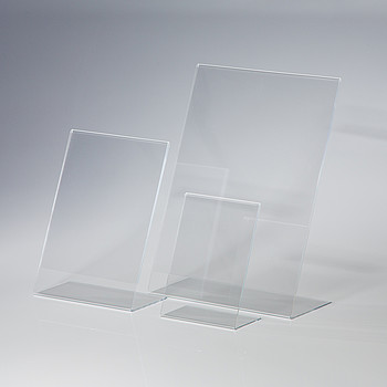 Acrylic L-brochure holder