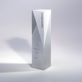 Unique aluminium award