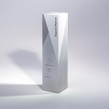Individueller Award aus Aluminium