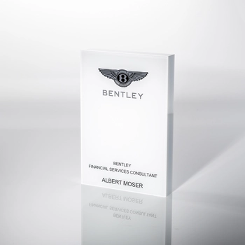 Brand- and logodisplay "Bentley"