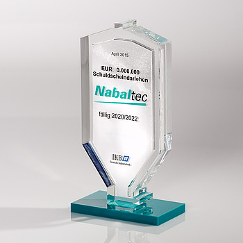 Tombstone aus Acrylglas / Plexiglas "Nabaltec"