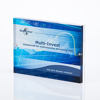 Tombstone with magnets and transparent digital print