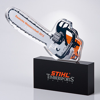 Award made of acrylic glass „Stihl“