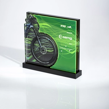 Bicycle themed individual Financial Tombstone