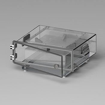 Analysebehälter aus Acrylglas für Medizintechnik