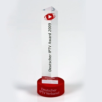Acrylglas Award „IPTV“