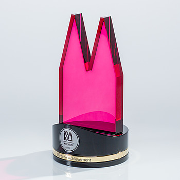 Individueller Award aus Acrylglas „ISM“