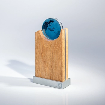 Pokale und Award  aus ökologischen Materialien "Hengst Innovation"