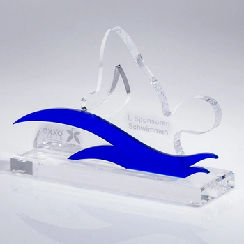 Acrylic award „Schwimmer“