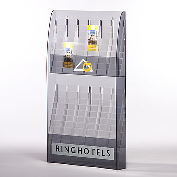 Custom-made wall mounting acrylic brochure holder „RH“