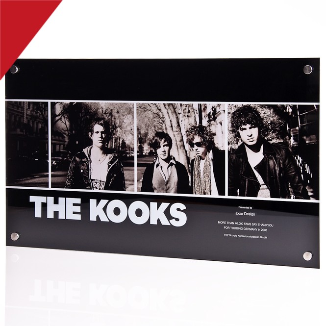 Acryl-Award „The Kooks“