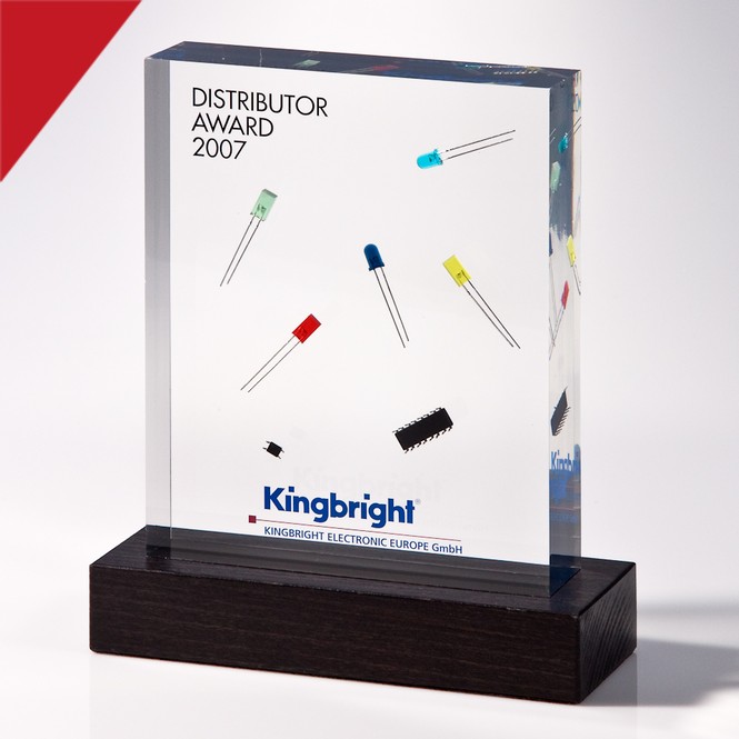 Acrylic award „Kingbright“