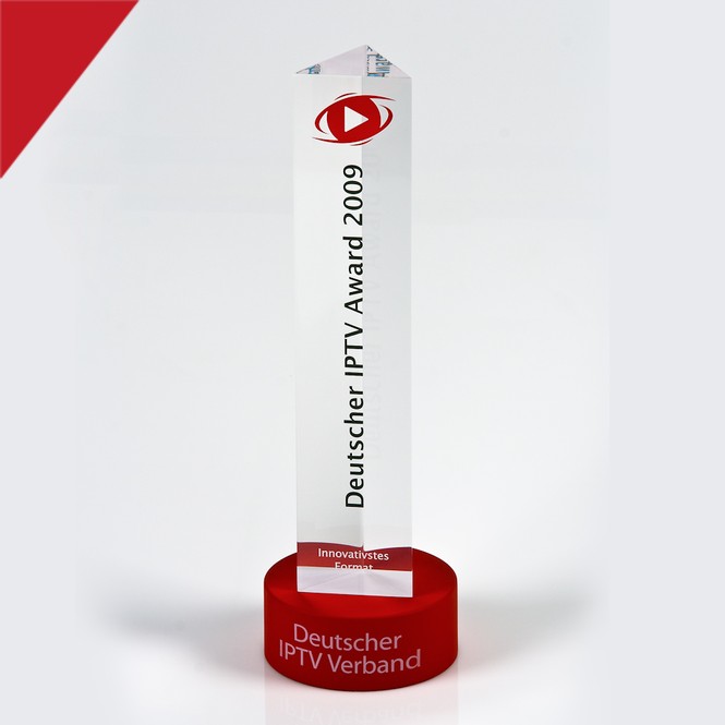 Acrylic Award „IPTV“