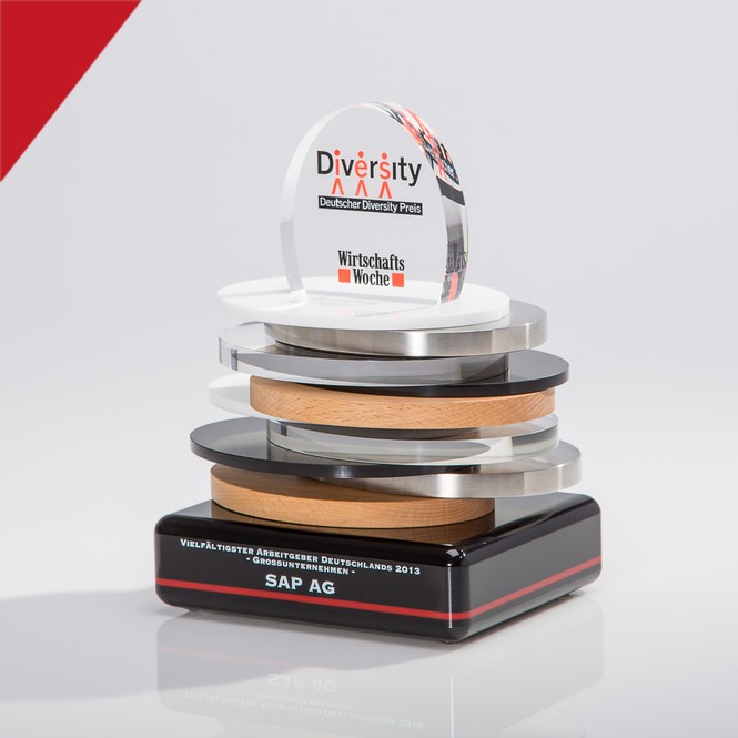 Award aus Plexiglas „Diversity“