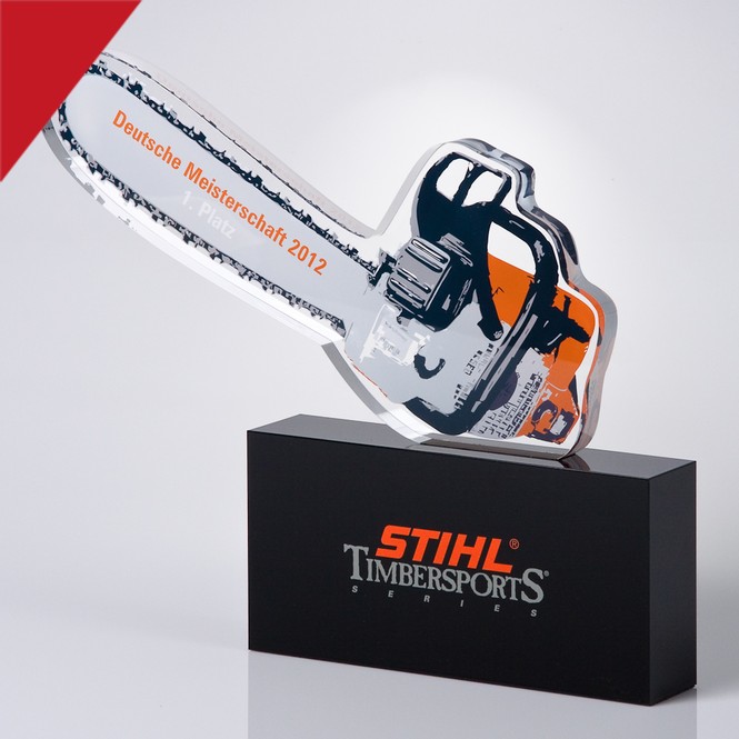 Award aus Acrylglas „Stihl“