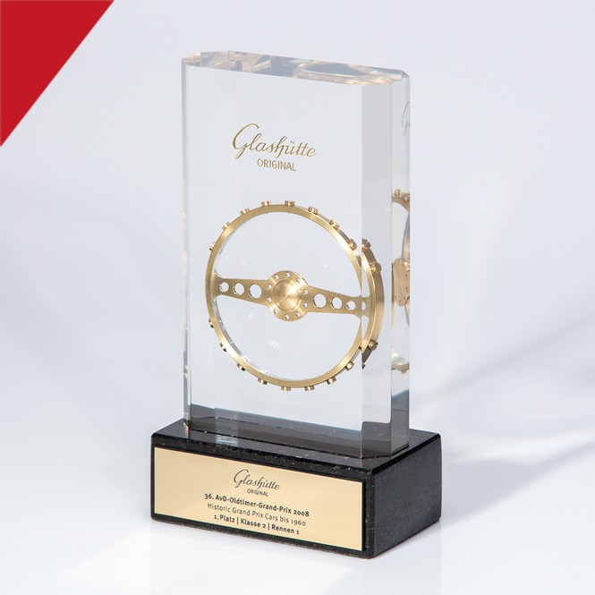 Award aus Acrylglas „Glashütte“