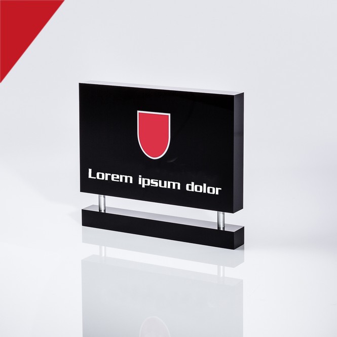 Marken-und Logoaufsteller "Sail"