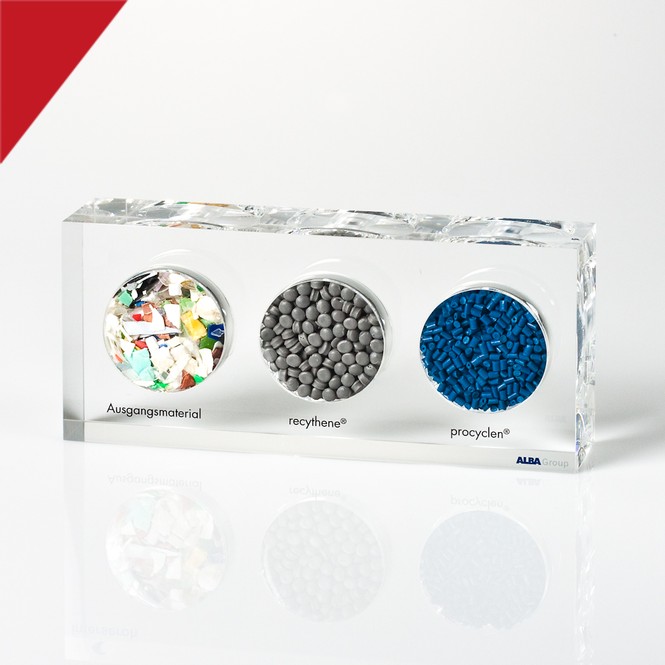 Embedment in acrylic „granules“