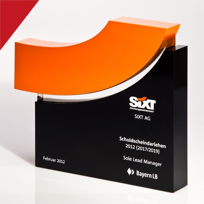 Financial tombstone „Sixt“