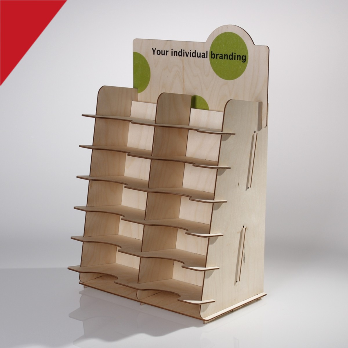 Nachhaltige PoS-Displays aus Holz