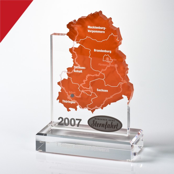 Individueller Acryl-Pokal „Sternfahrt“