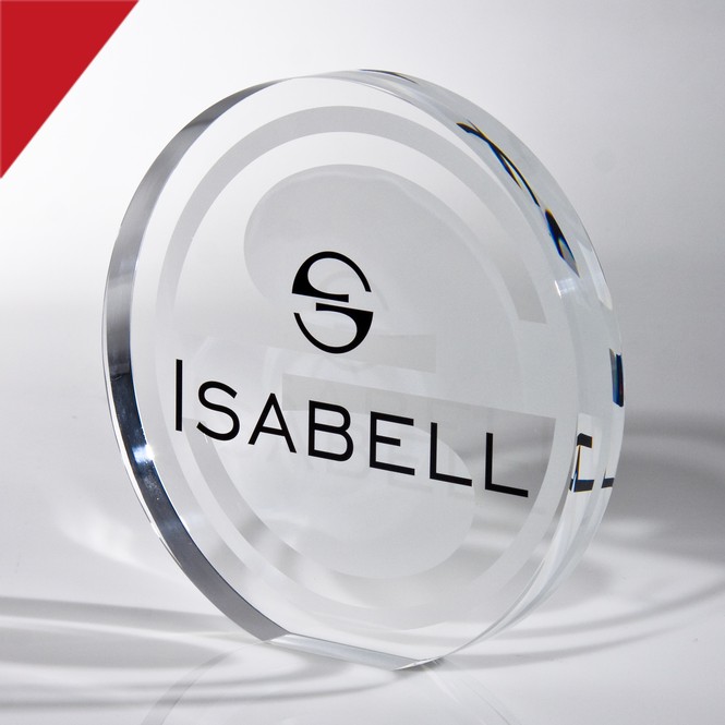 Marken-und Logoaufsteller "Isabell"