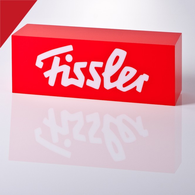 Beleuchteter Logoaufsteller